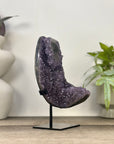 Natural Amethyst Stone Specimen on Stand - MWS3350