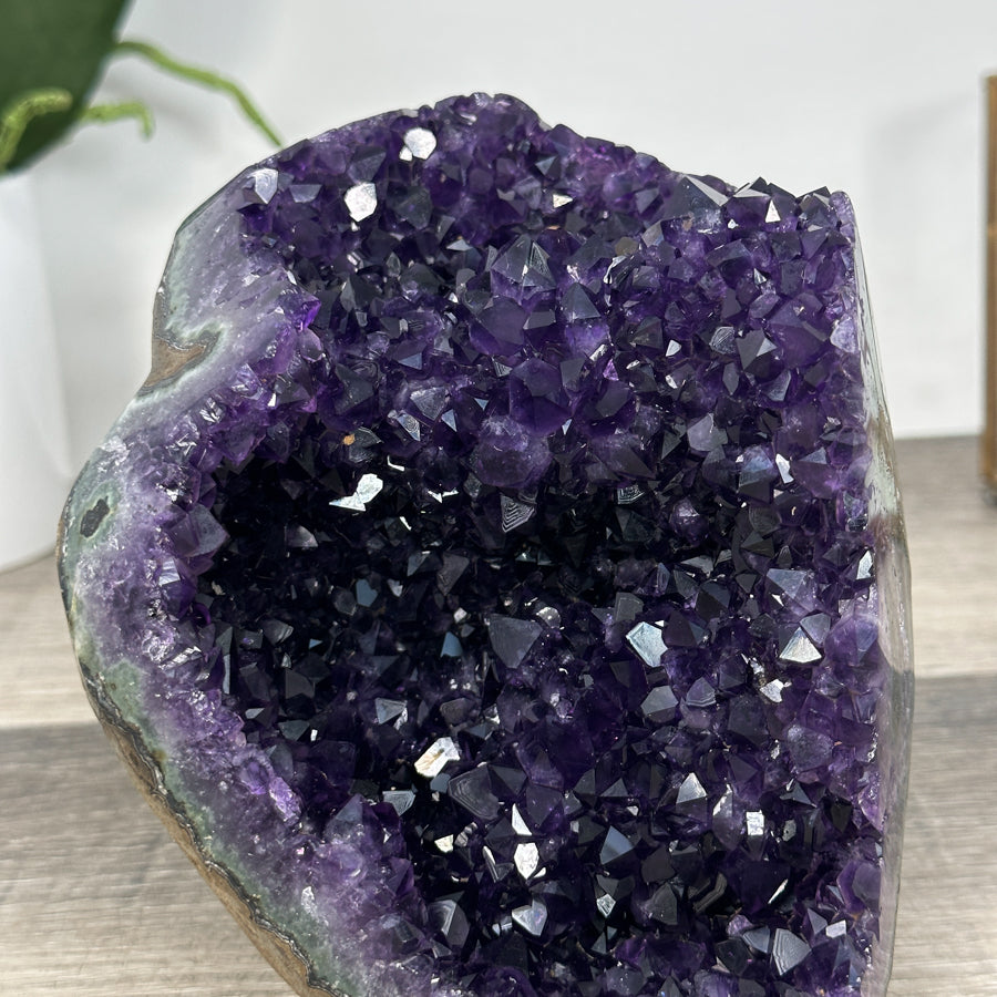 Natural Amethyst Cathedral Geode for Home decor - CBP1291
