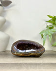 Natural Amethyst Geode with agate Shell - STGE0117