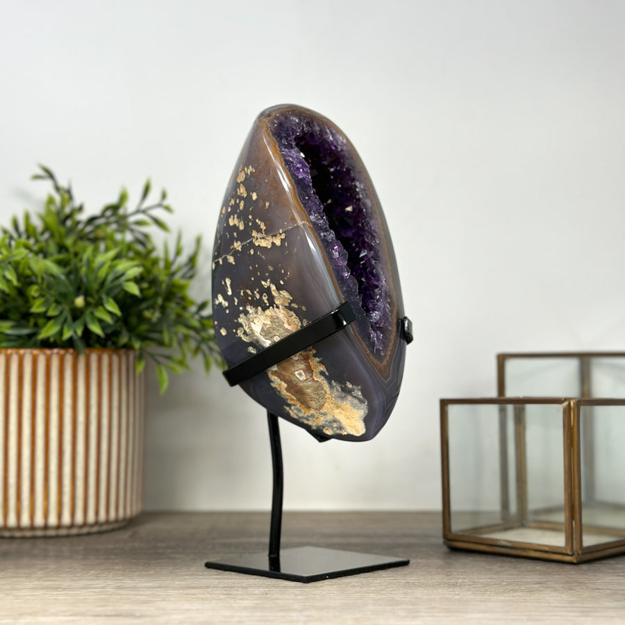 Stunning Amethyst &amp; Agate Geode - MWS2158