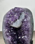 Natural Amethyst Geode with Calcite Formation - MWS2973
