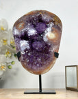 Large Natural Amethyst Cluster with Bautiful Jasper Matrix - MWS1994
