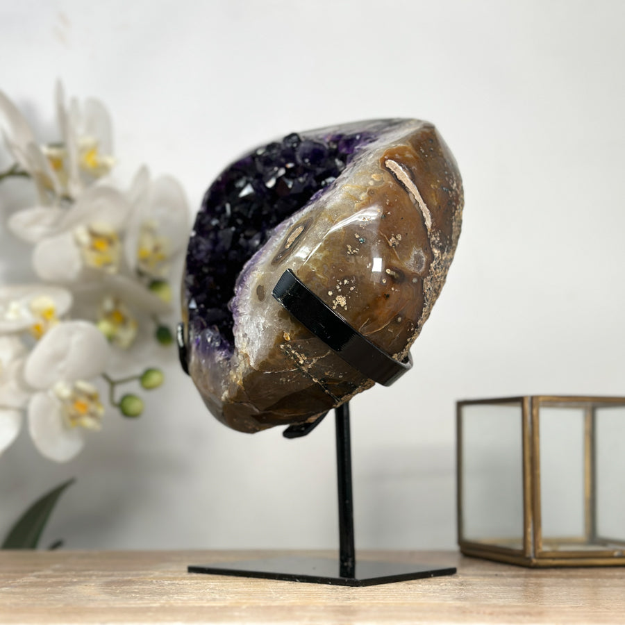 Large Deep Purple Amethyst Geode - MWS2024