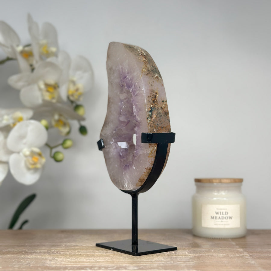 Natural Amethyst &amp; Quartz Portal - MWS1674