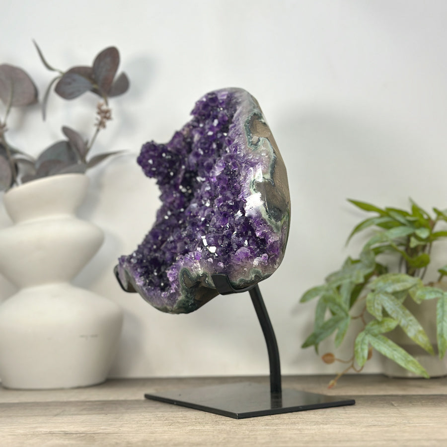 Large Natural Deep Purple Amethyst Specimen - MWS3238