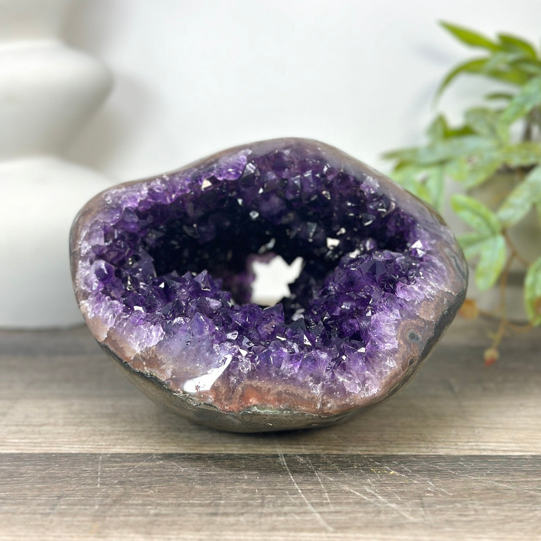 Large Natural Uruguayan Amethyst Geode with Large Crystals - STGE0050