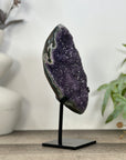 Natural Amethyst Specimen with Green Jasper Shell - MWS3231