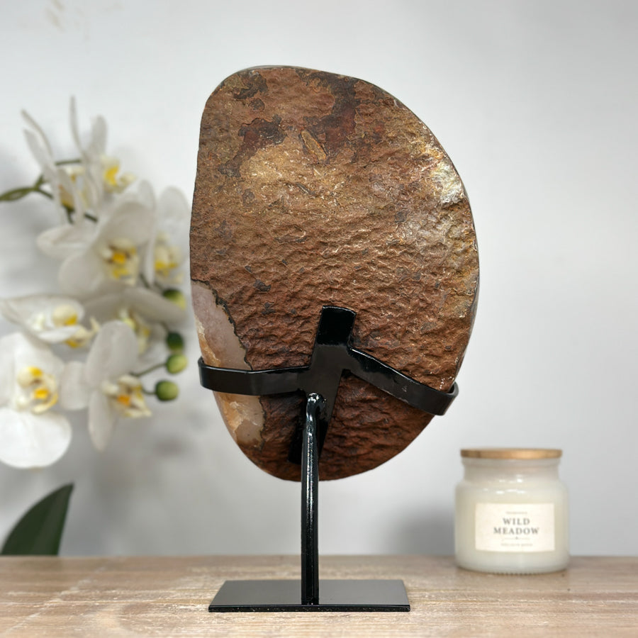 Pink &amp; Green Natural Sugar Druzy Specimen - MWS1545