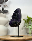 Top Quality Uruguayan Amethyst Specimen on Metal Stand - MWS3064