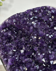 Amethyst Crystal Cluster on Stand - Purple Mineral Display for Home Decor - MWS2639