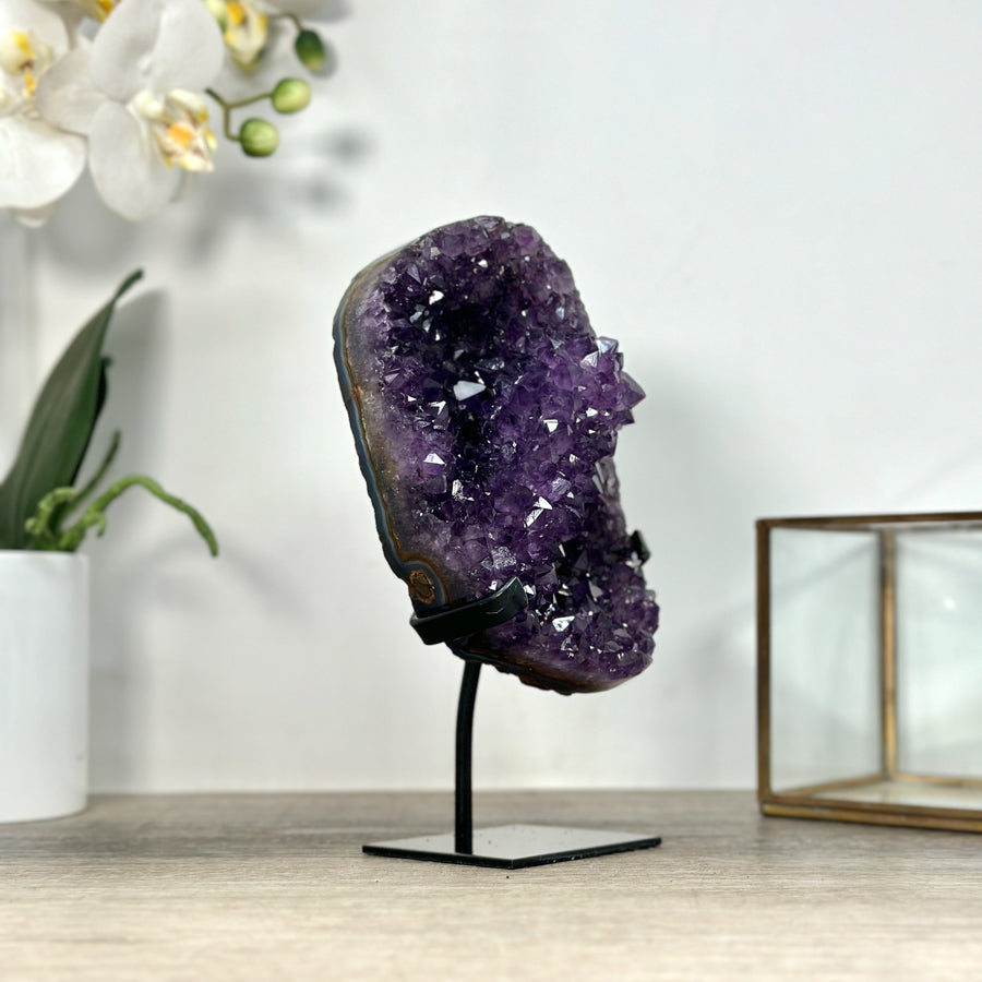 Top Grade Natural Amethyst Crystal - Perfect for Shelf Decor - MWS2547