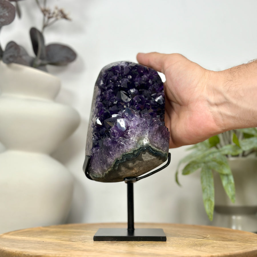 Top Grade Natural Amethyst Stone Statement Piece - MWS3054