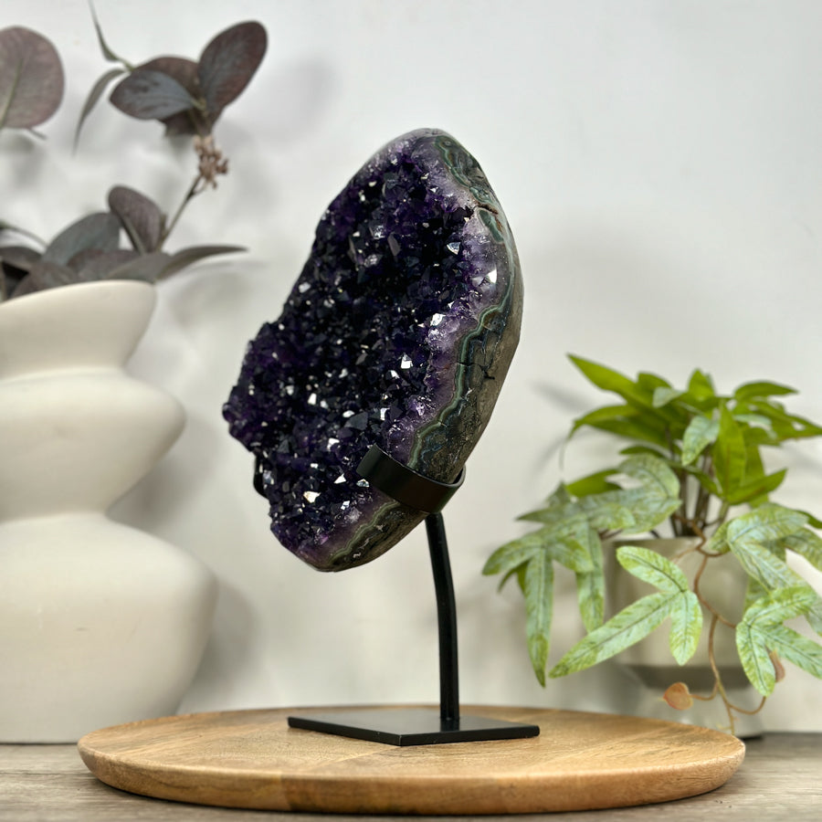 Large Natural Deep Purple Amethyst Specimen - MWS3118
