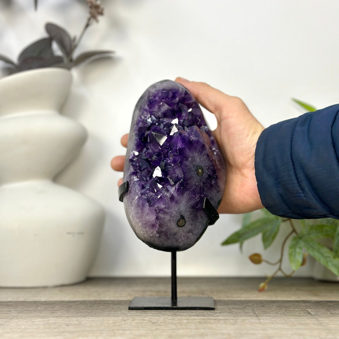 Uruguayan Amethyst Crystal Statement Piece for Home Decor - MWS3273