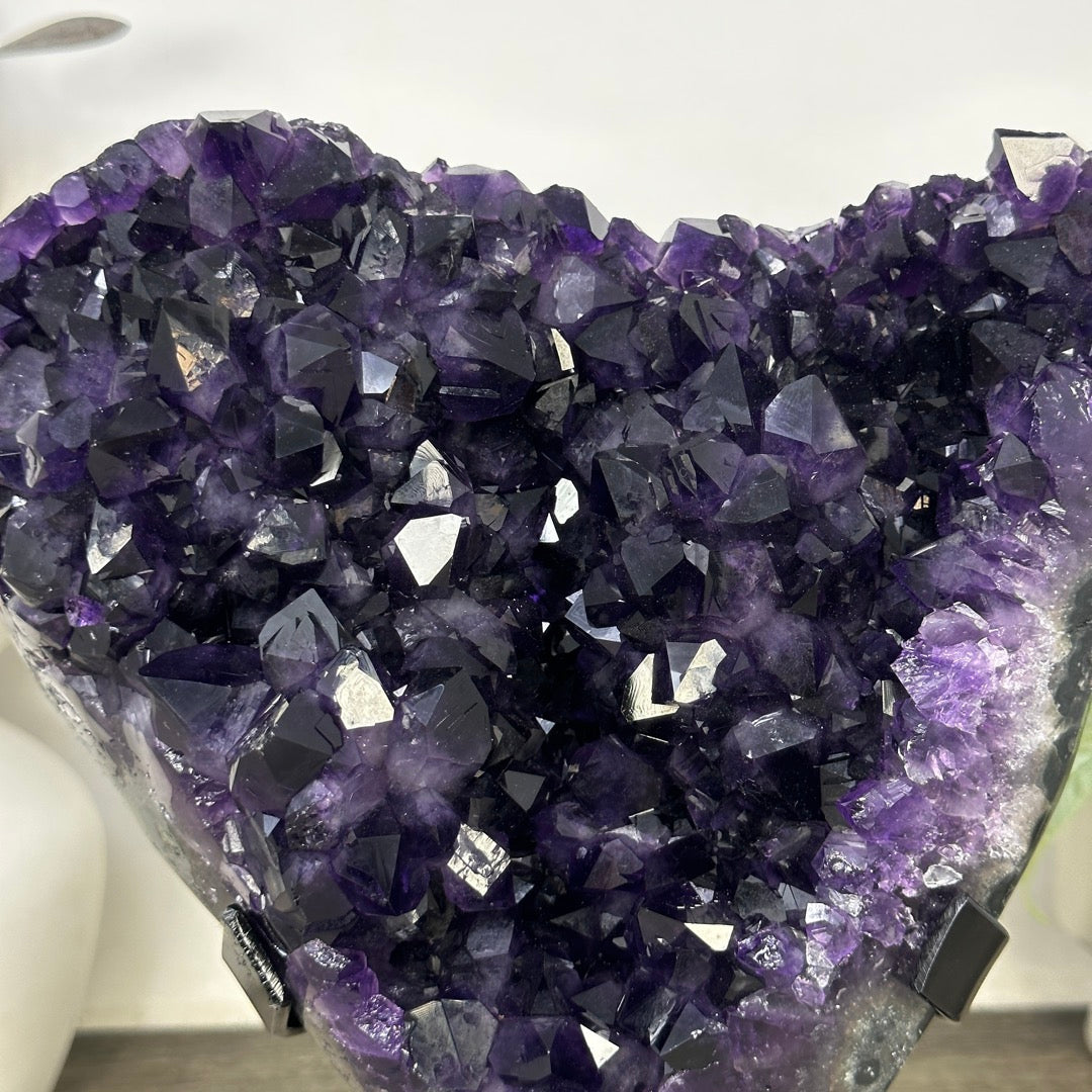 Deep Purple Natural Amethyst Crystal Specimen - MWS3392