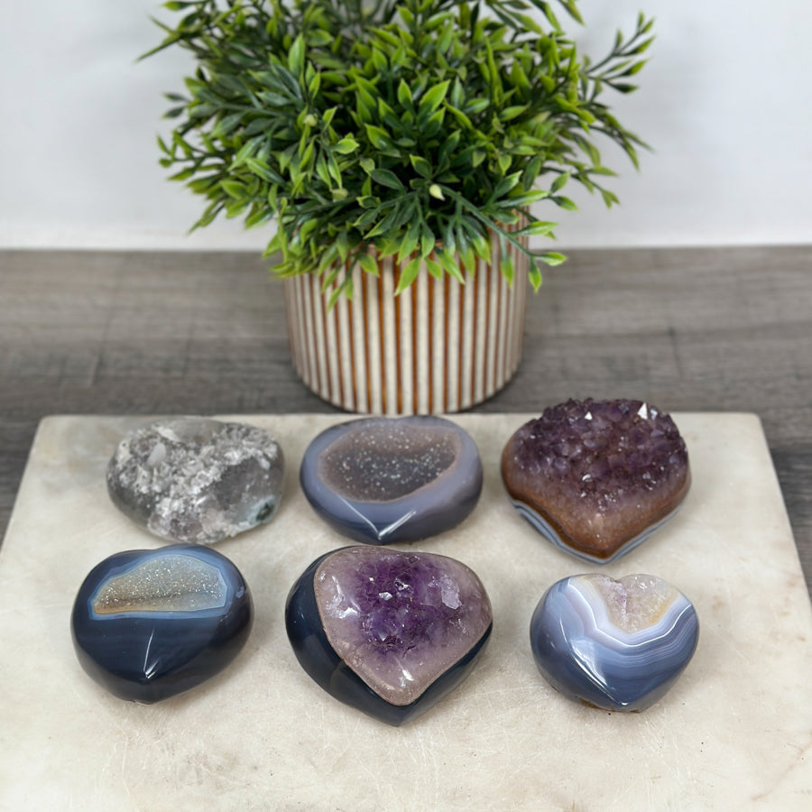 Mixed Minerals Hearts Set - MHLT0301