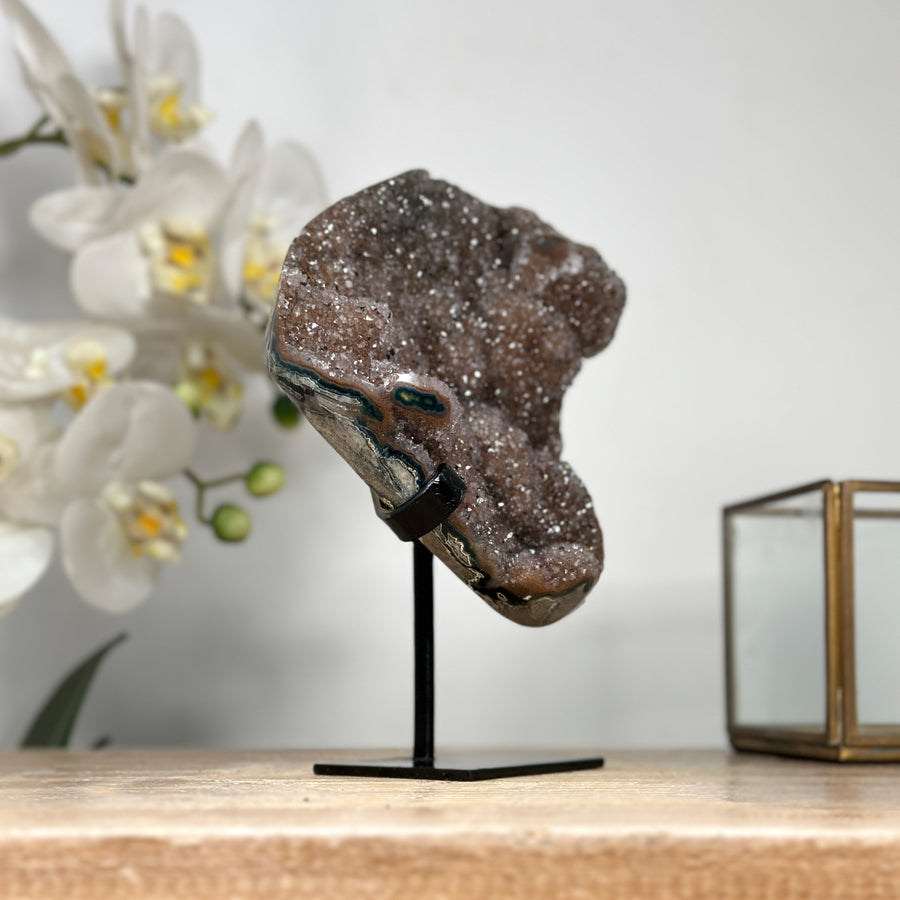 Natural Quartz Druzy Cluster with Stalactites Formation - MWS2129