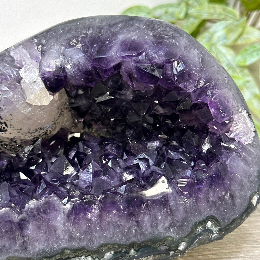Top Quality Amethyst Geode with Calcite inclusion - STGE0070