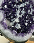 XXL Natural Uruguayan Amethyst Geode with Calcite Formations - MWS3079