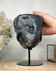 Natural agate Geode with Outstanding Crystal Formation - MWS0458