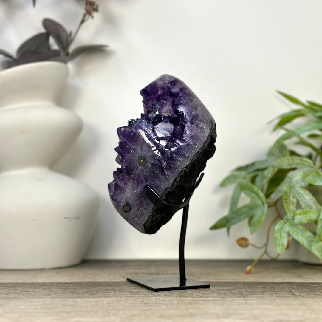 Uruguayan Amethyst Crystal Statement Piece for Home Decor - MWS3273