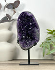 Natural Top Grade Amethyst Geode with Metal Stand - MWS3218
