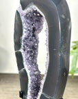 Natural Agate & Amethyst Geode Slice Portal - MWS3243