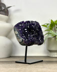 Top Grade Amethyst Crystal Specimen on Metal Stand - MWS3380