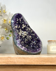 Large Natural Amethyst Geode with Calacite Inclusions - CBP1141