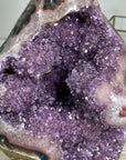 Natural Amethyst & Agate Statement Piece for Home Decor - CBP1255