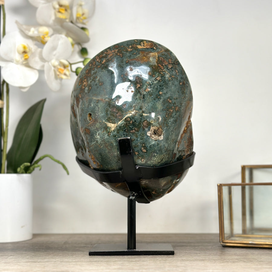 Large Natural Amethyst Geode with Quartz Shell – Deep Purple and Shiny Crystals - MWS2392