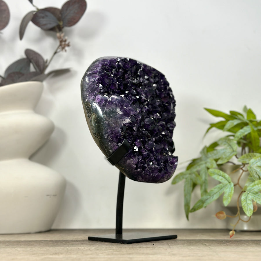 A Grade Natural Uruguayan Amethyst Geode - MWS3185