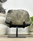 A Grade Natural Amethyst Crystal Specimen on Metal Stand - MWS3393