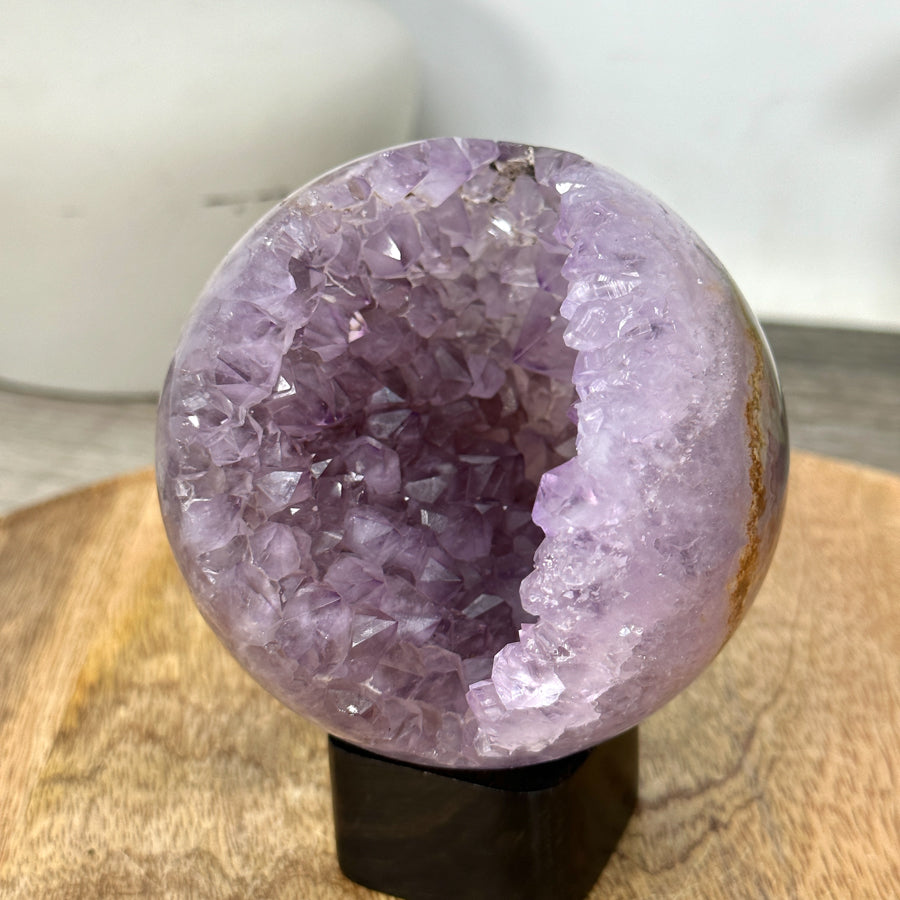 Amethyst Druzy Sphere Geode - SPH0211