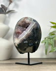Natural Agate Geode with Beautiful Quartz Crystal Interior - MWS3216