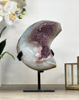 Beautiful Natural Amethyst Moon Carving - MWS2371
