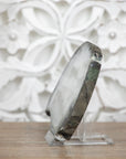 Natural Quarta & Green Jasper Slice Tray for Home Decor - SLC0018
