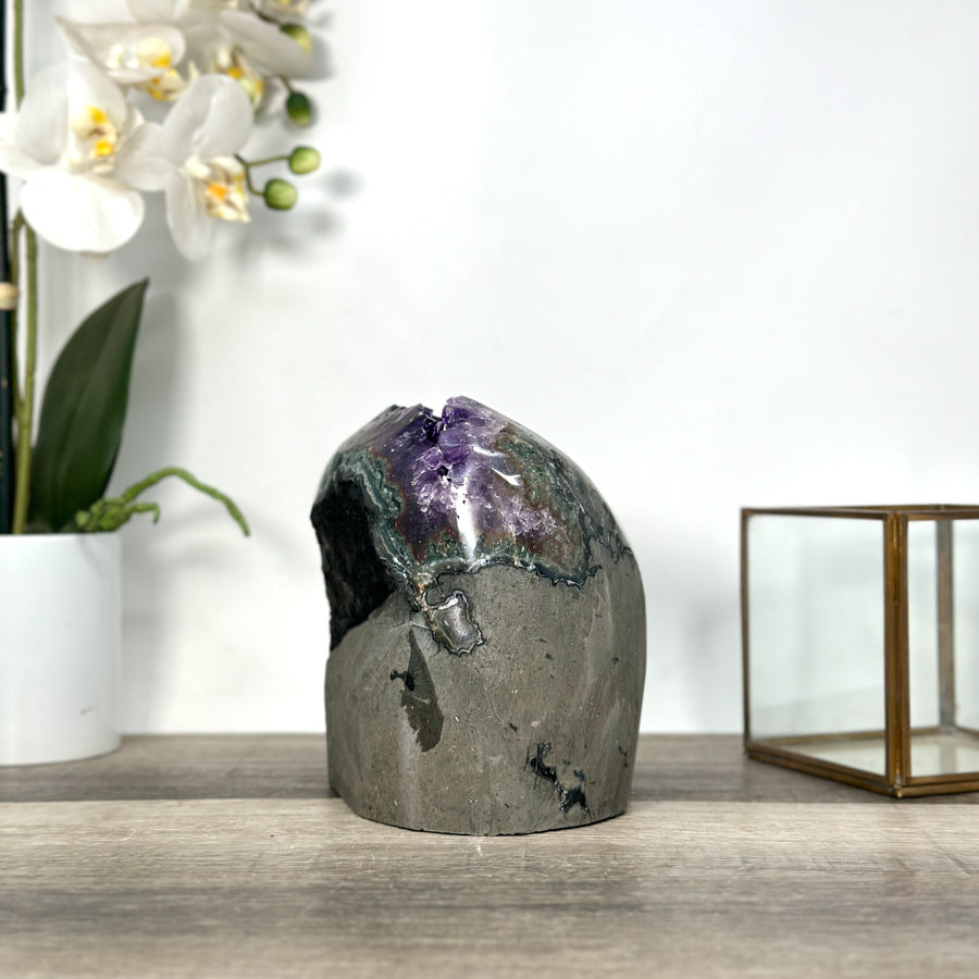 Uruguayan Amethyst Stone for Home Decor Display - CBP1228