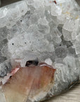 Quartz Sugar Druzy Stone Geode Centerpiece - STGE0028