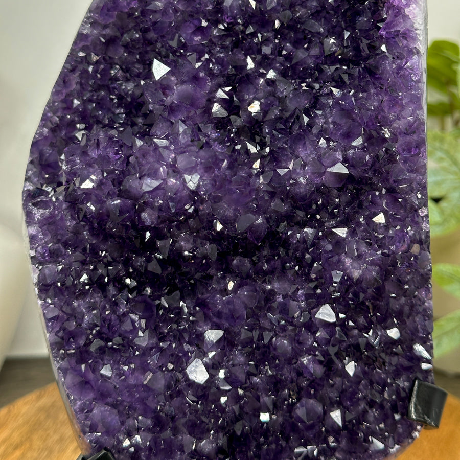 Uruguayan Amethyst Specimen on Stand - Perfect for Home or Office Decor - MWS3113