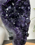 A+ Grade Amethyst Cluster from Uruguay on Metal Stand - MWS3065