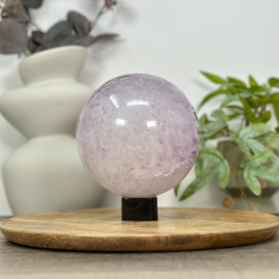 Large Amethyst Sphere Geode with Crystal Cavity Formation - SPH0163