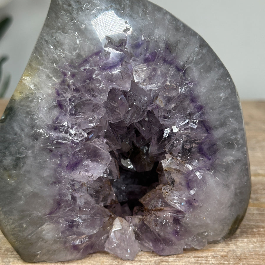Fire Geode Handmade Stone Flames Home Decor | Southern Minerals