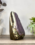 Huge Natural Amethyst Cathedral with Unique Green Jasper Shell - CBP1430