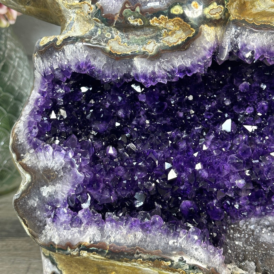 Natural XXL Double Self Standing Amethyst Geode from Uruguay - CBP1408