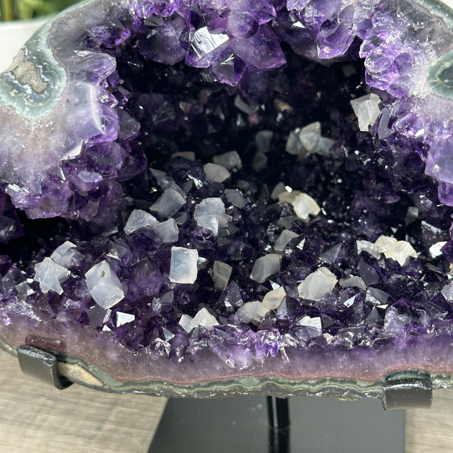 Uruguayan Amethyst Geode with Deep Purple Crystals - MWS2927