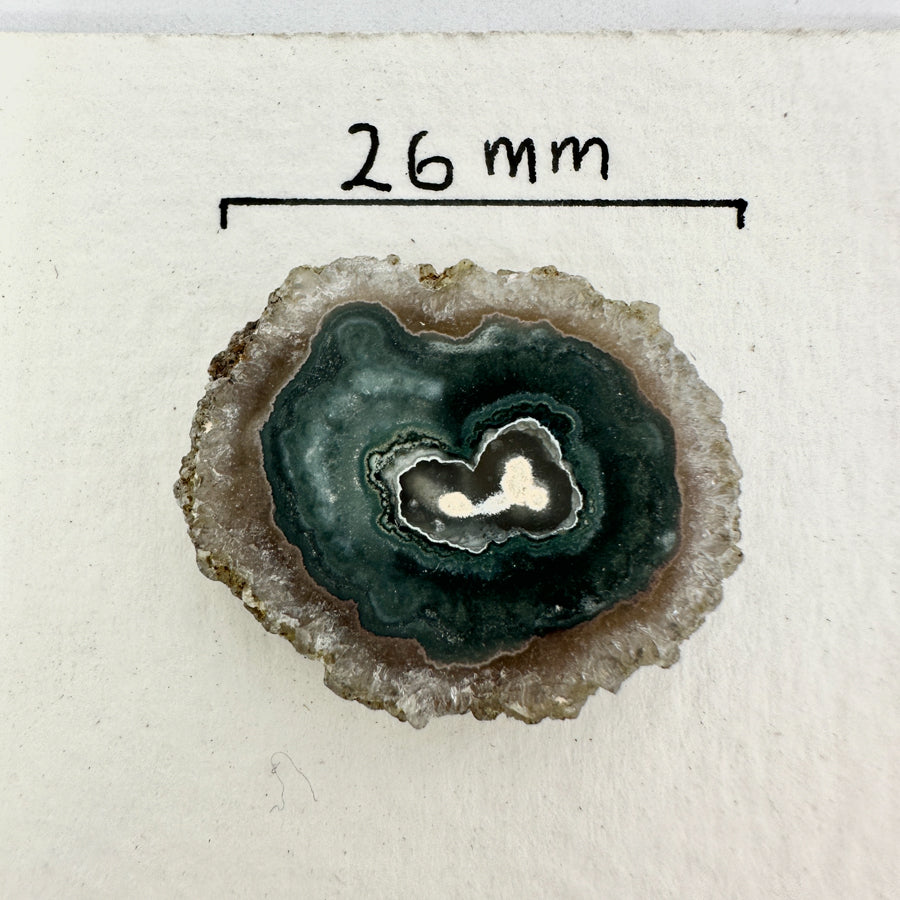 Natural Amethyst Stalactite Slices Wholesale Flat - Ideal for Pendants - STS0031