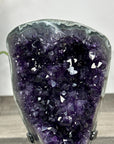 Deep Purple Uruguayan Amethyst Geode on Metal Stand - MWS2774