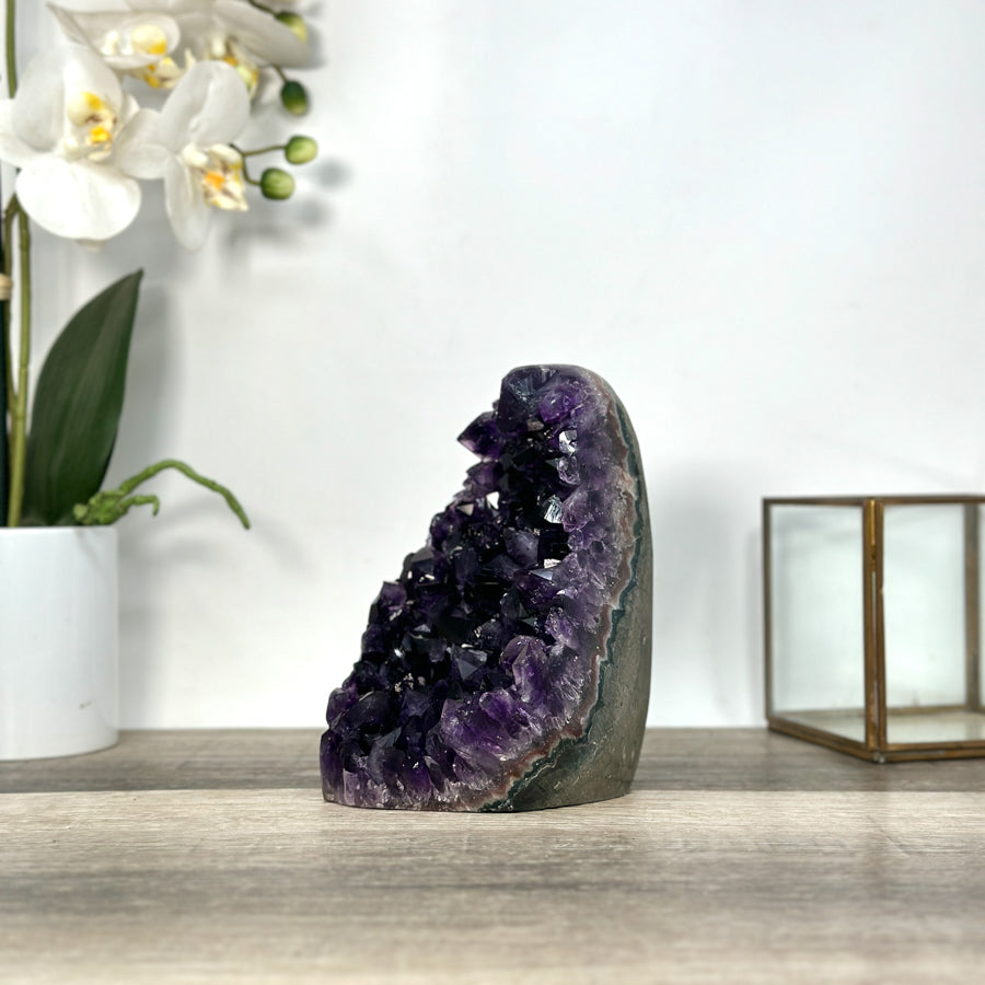 Amethyst Crystal Cluster with Deep Purple Points - CBP1226