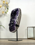Natural Amethyst Cluster on Metal Stand - MWS3020